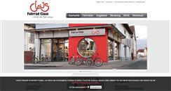 Desktop Screenshot of fahrrad-claus.de